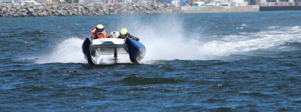 The Mako Evolution Inflatable Racing Boat